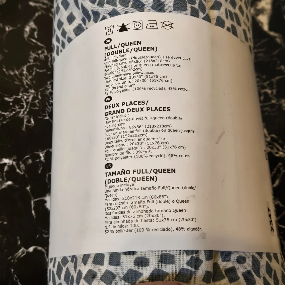 TRÄDKRASSULA Duvet cover & pillowcases (Retired Design)